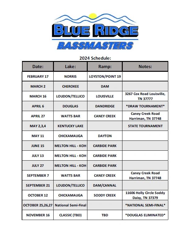 Schedule